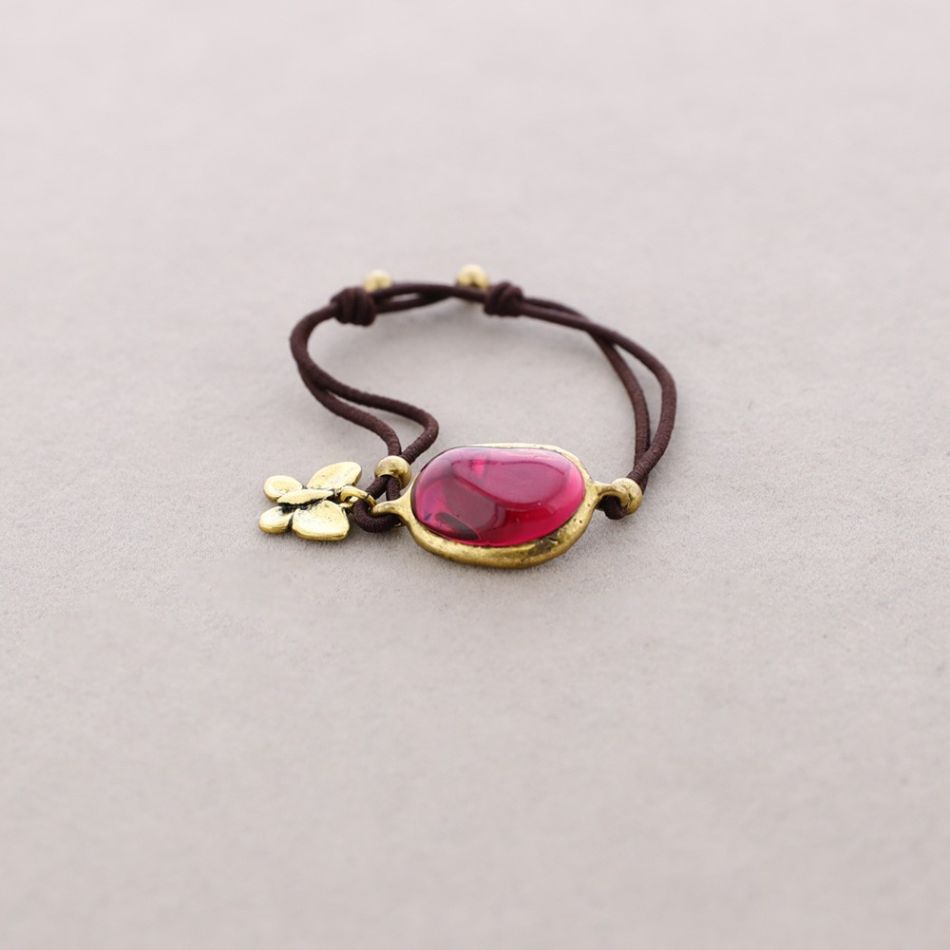 METAL RESIN ELASTIC BRACELET