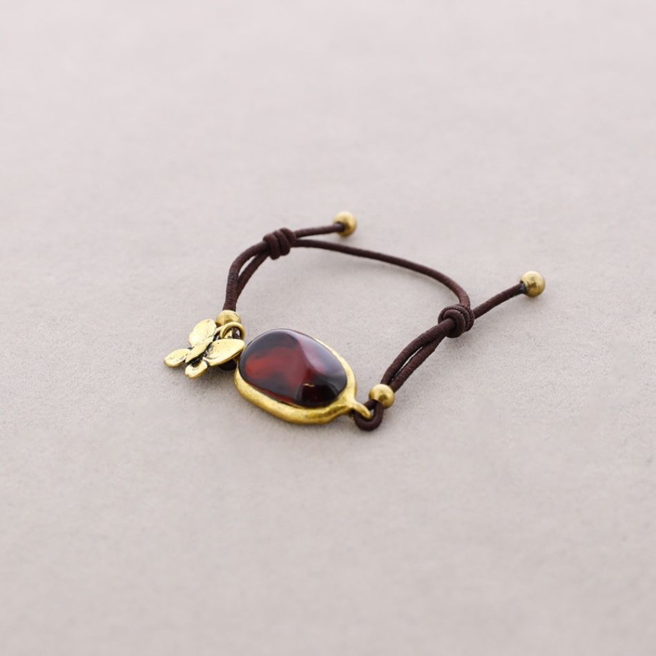 PULSERA GOMITA METAL RESINA