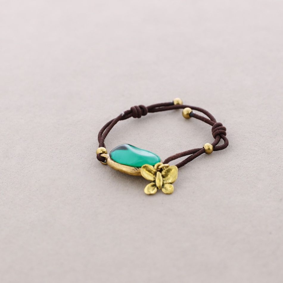 METAL RESIN ELASTIC BRACELET