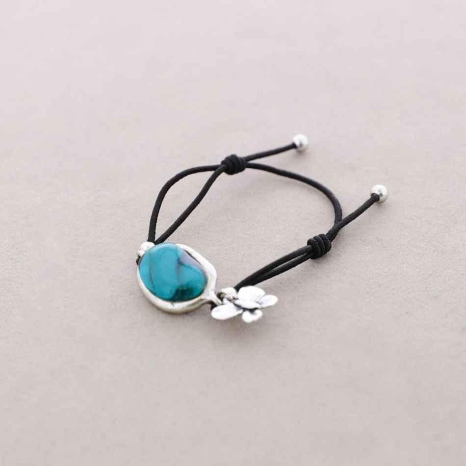 METAL RESIN ELASTIC BRACELET