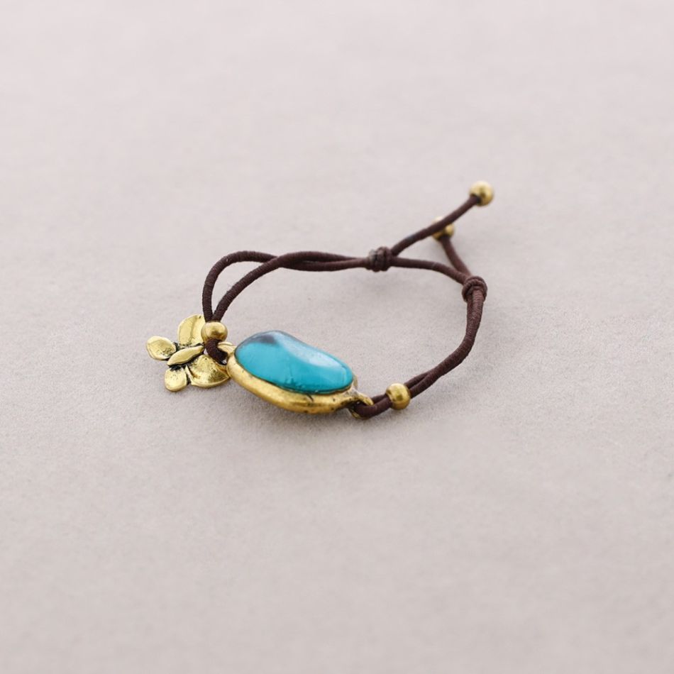 METAL RESIN ELASTIC BRACELET
