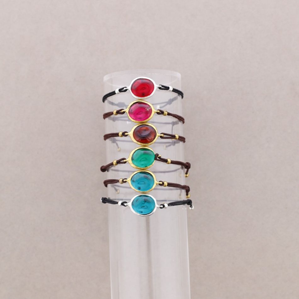 PULSERA GOMITA METAL RESINA