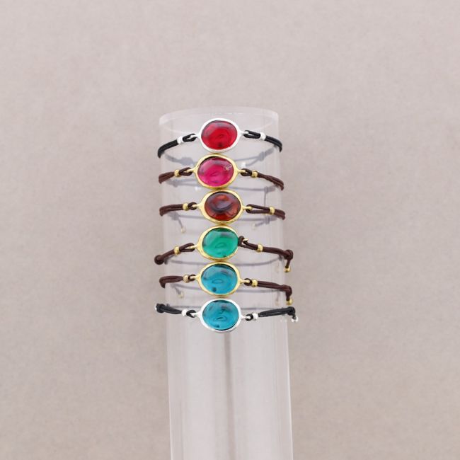 PULSERA GOMITA METAL RESINA
