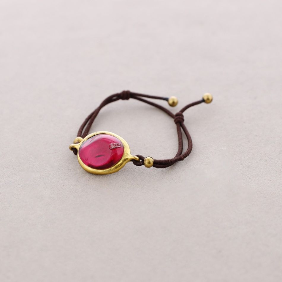 METAL RESIN ELASTIC BRACELET