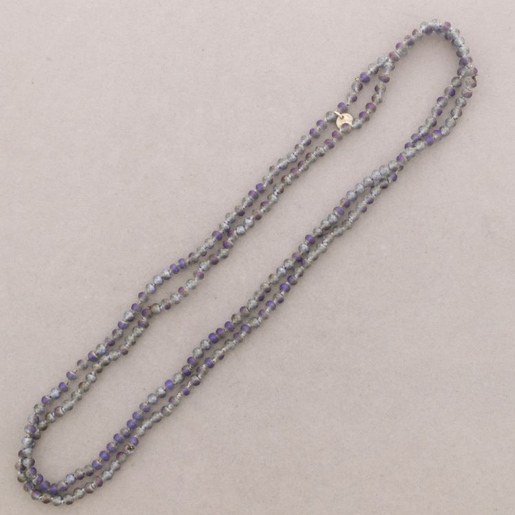 COLLAR LARGO CRISTAL FACETADO 1.5M*6MM