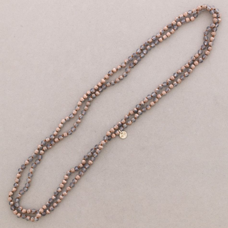 COLLAR LARGO CRISTAL FACETADO 1.5M*6MM