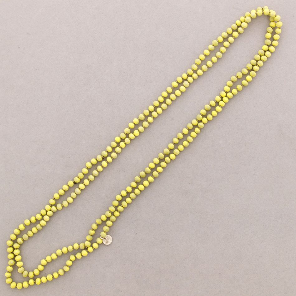 COLLAR LARGO CRISTAL FACETADO 1.5M*6MM