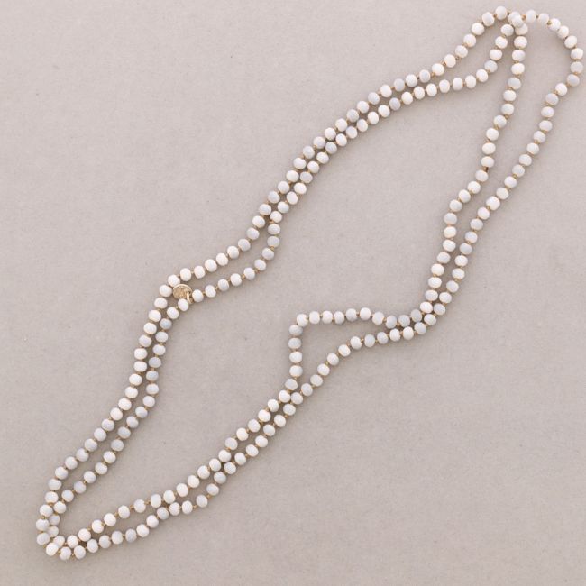 COLLAR LARGO CRISTAL FACETADO 1.5M*6MM