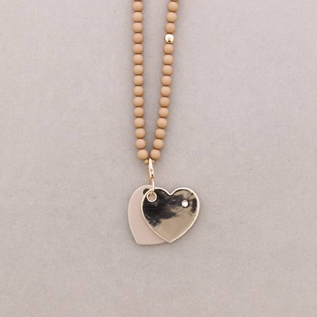 COLLAR LARGO COLG.METAL RESINA