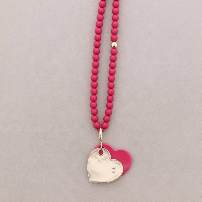 COLLAR LARGO COLG.METAL RESINA