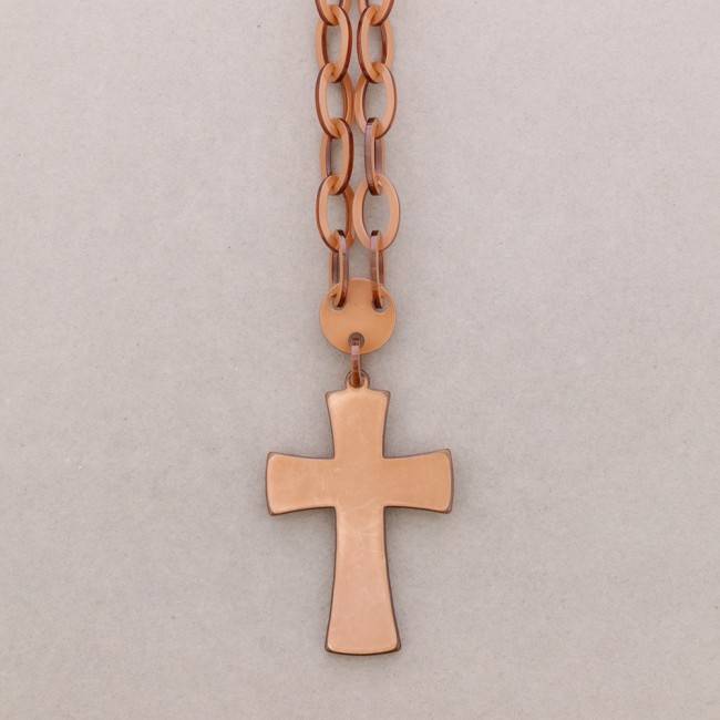 COLLAR LARGO CADENA COLG. RESINA