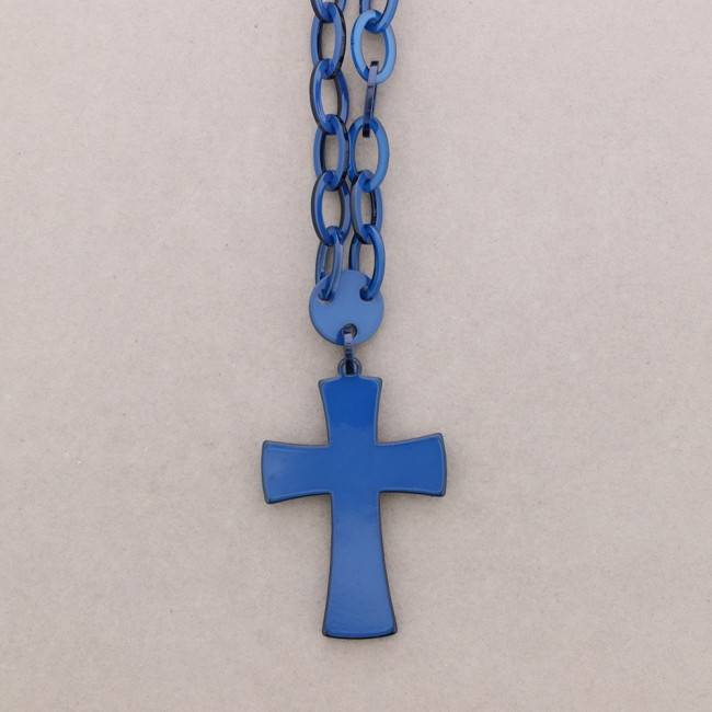 COLLAR LARGO CADENA COLG. RESINA