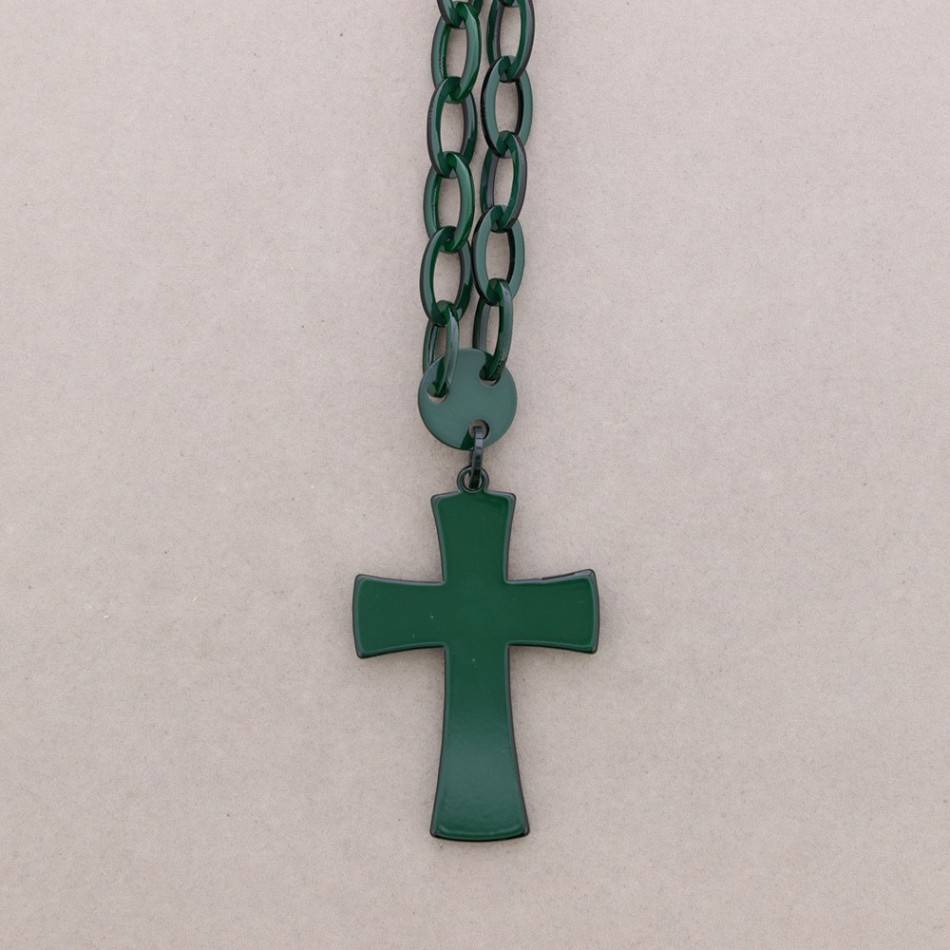 LONG PENDANT CHAIN NECKLACE RESIN