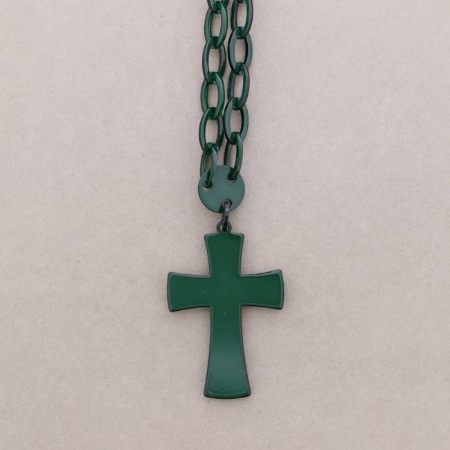 COLLAR LARGO CADENA COLG. RESINA