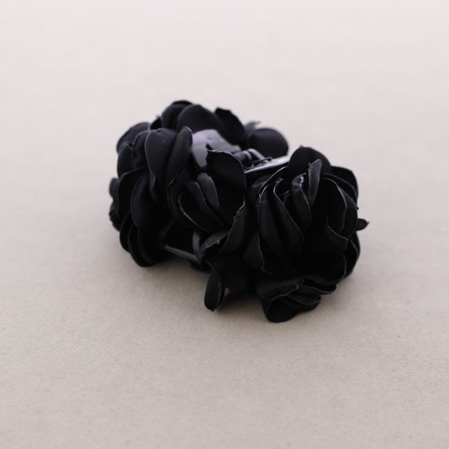 PINZA DE PELO DOBLE FLOR TELA