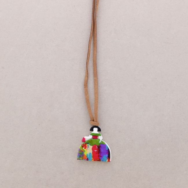 MENINA RESIN PENDANT CHOKER