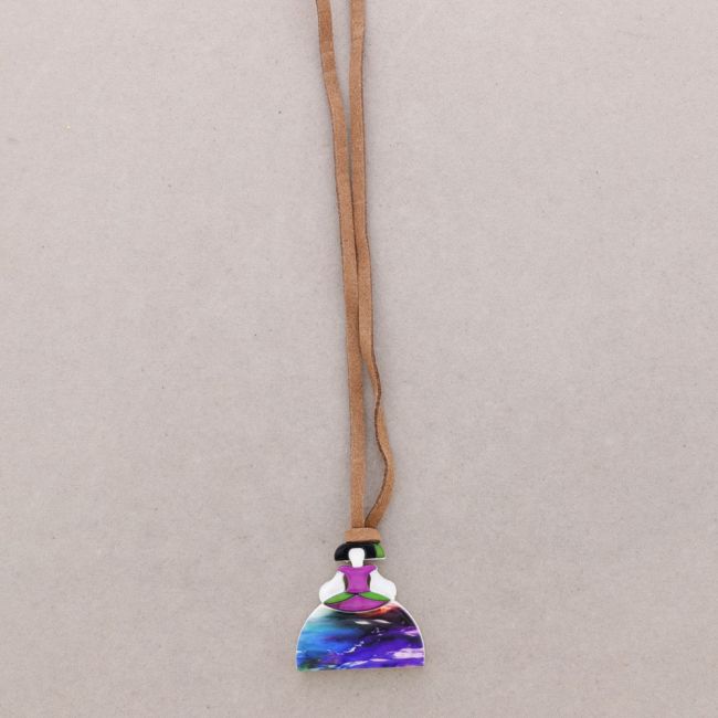 MENINA RESIN PENDANT CHOKER