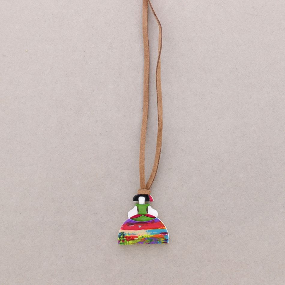 MENINA RESIN PENDANT CHOKER