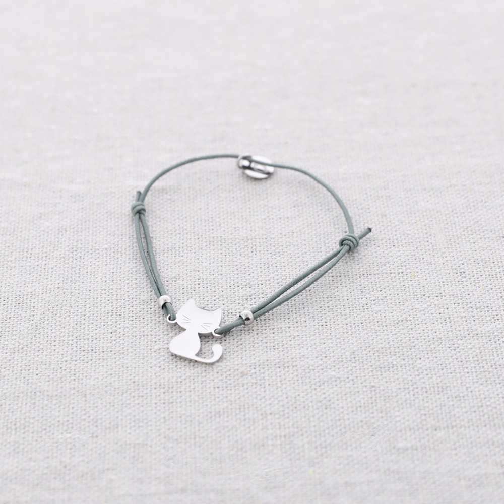 STEEL KITTEN ELASTIC BRACELET