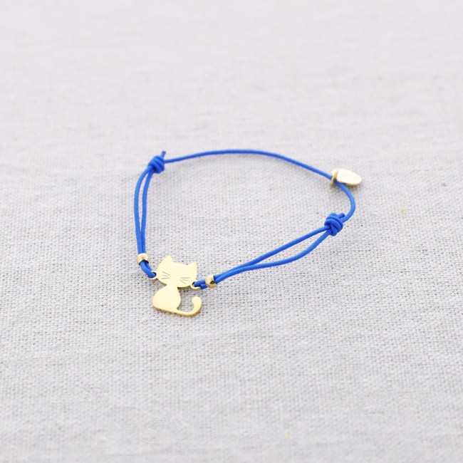 STEEL KITTEN ELASTIC BRACELET