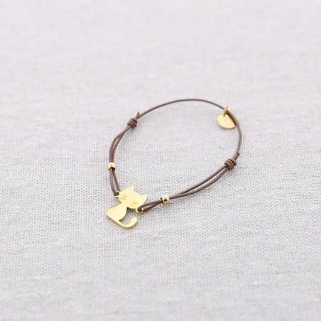 STEEL KITTEN ELASTIC BRACELET