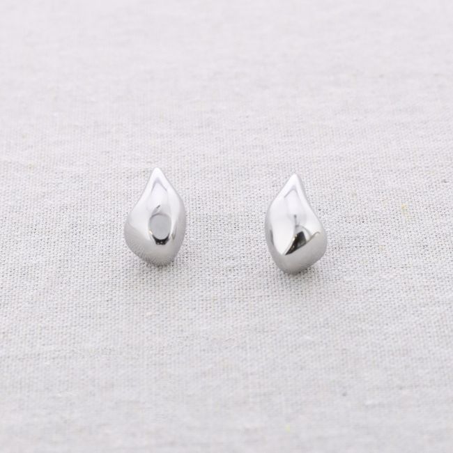 PENDIENTES ACERO GOTA