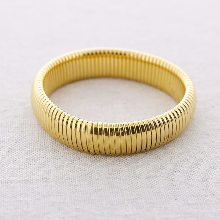 PULSERA ACERO TUBOGAS 1.5CM
