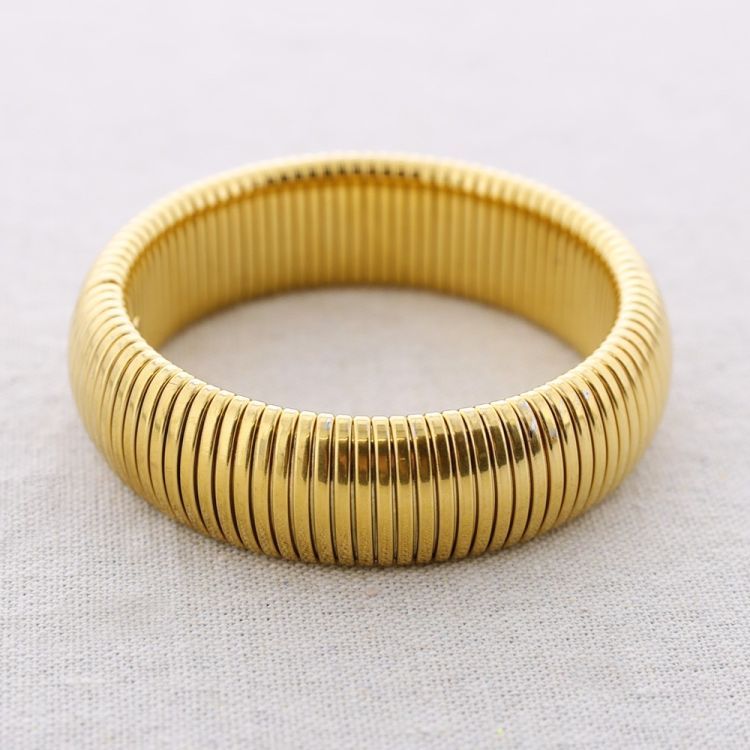 PULSERA ACERO TUBOGAS 2.2CM