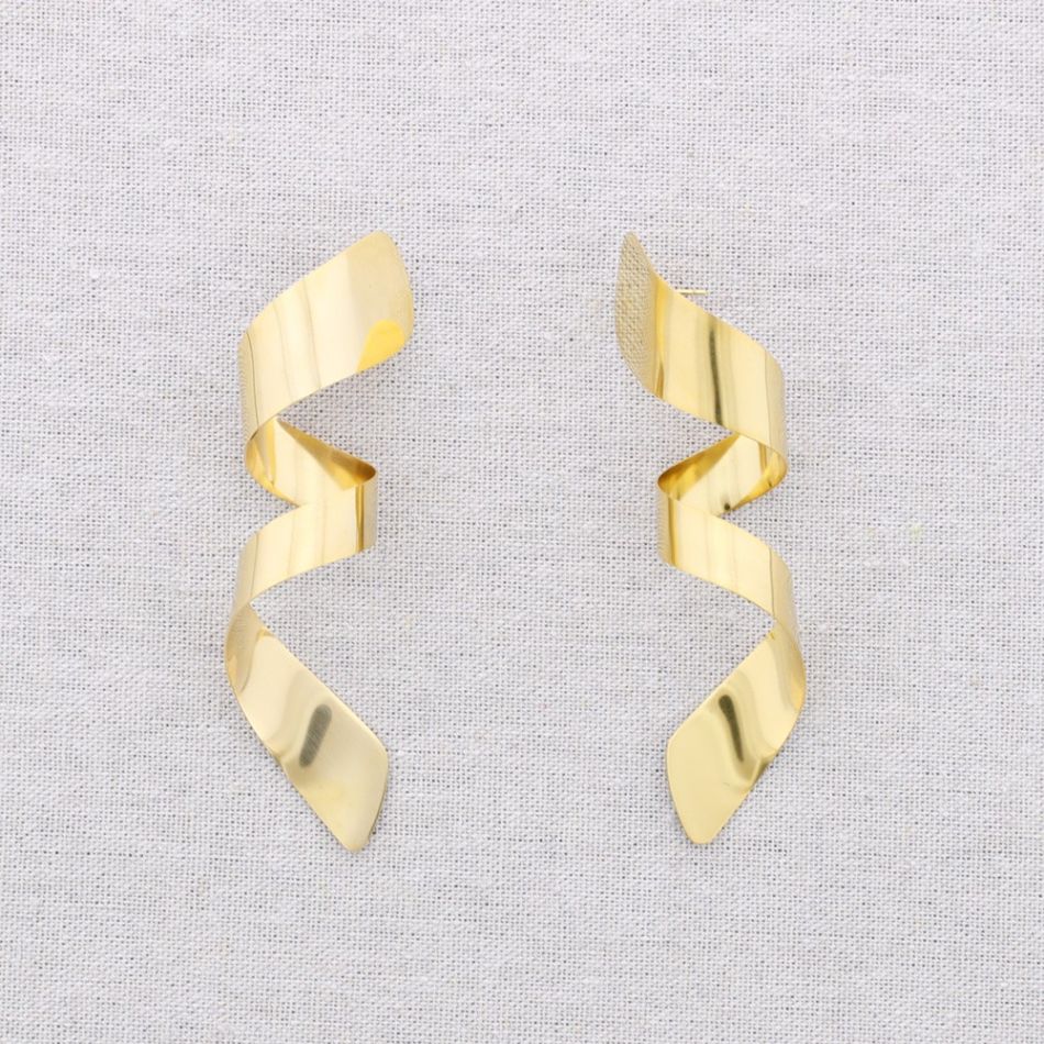 SPIRAL STEEL EARRINGS