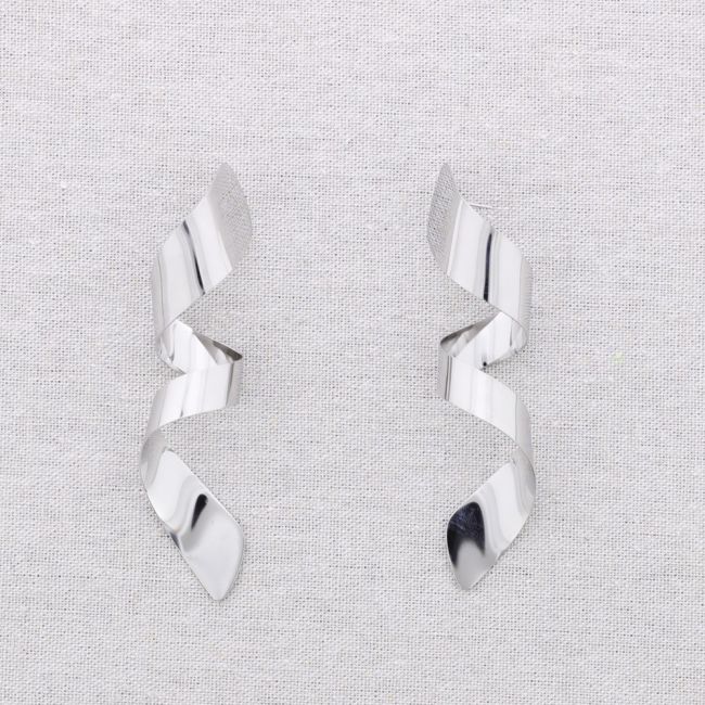 SPIRAL STEEL EARRINGS
