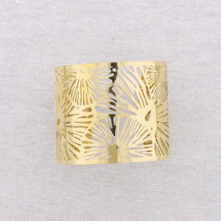 PULSERA ACERO AJUSTABLE TROPICAL