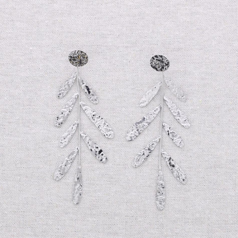PENDIENTES ACERO RAMA