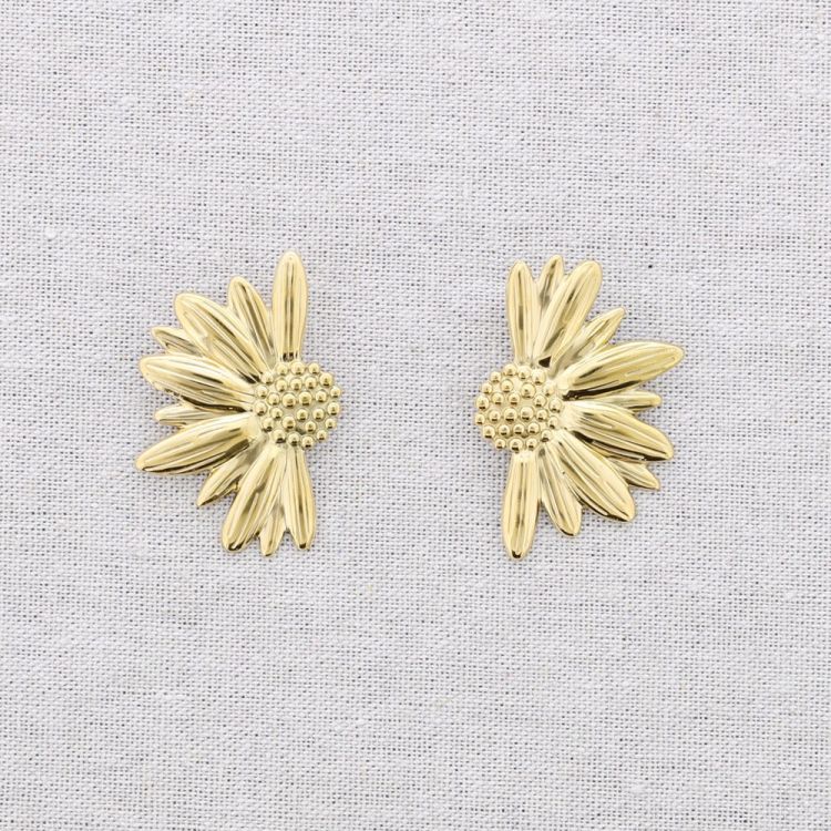 PENDIENTES PRESIÓN ACERO MEDIO GIRASOL