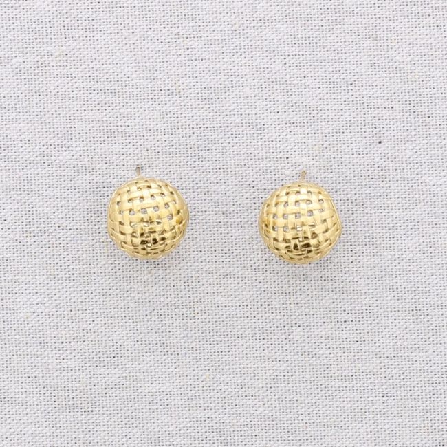 PENDIENTES ACERO ARO IRREGULAR