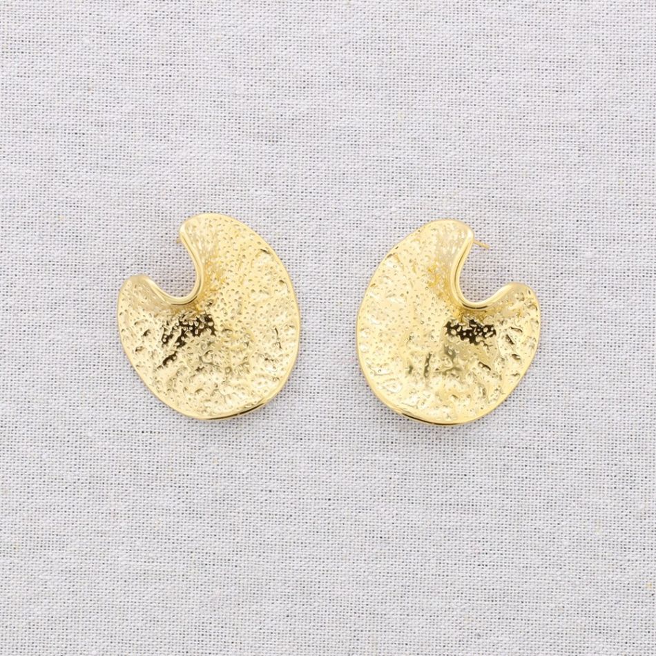 IRREGULAR STEEL EARRINGS