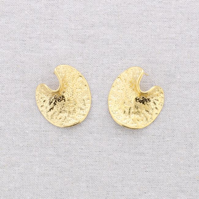 IRREGULAR STEEL EARRINGS
