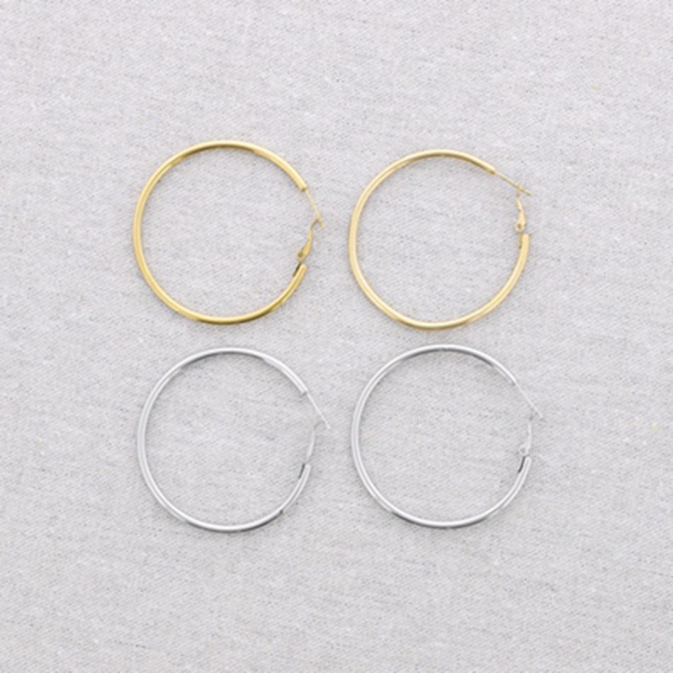 PENDIENTES ACERO ARO 5CM