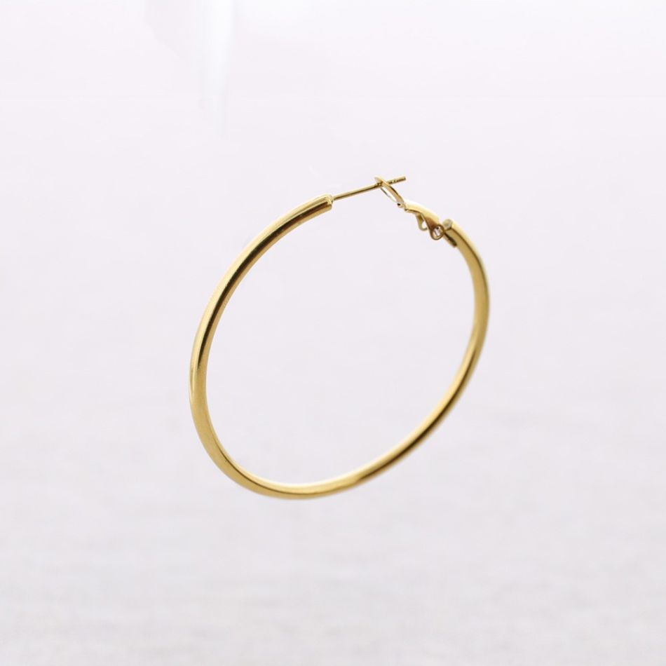 PENDIENTES ACERO ARO 5CM