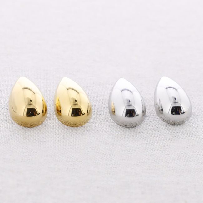 STEEL DROP EARRINGS
