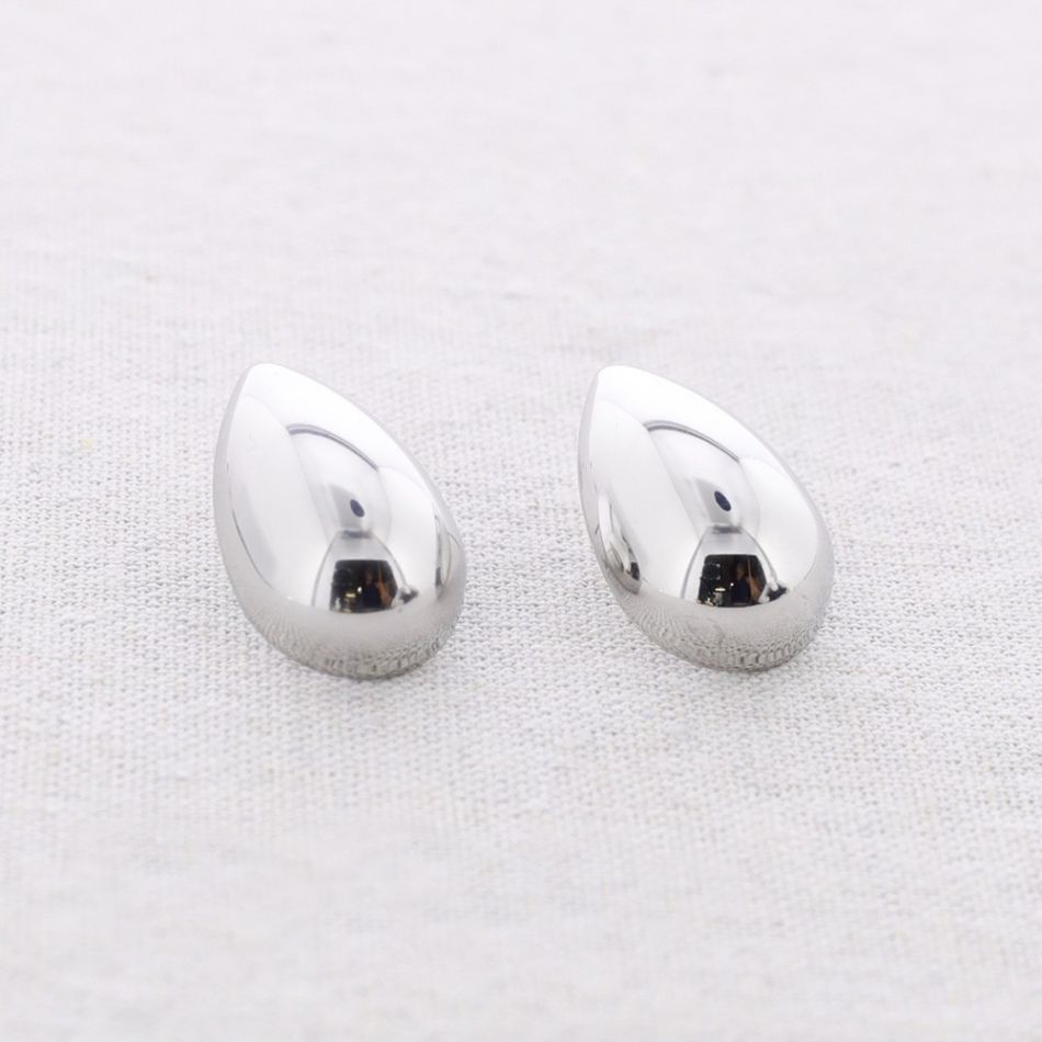 STEEL DROP EARRINGS
