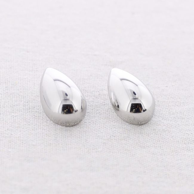 STEEL DROP EARRINGS
