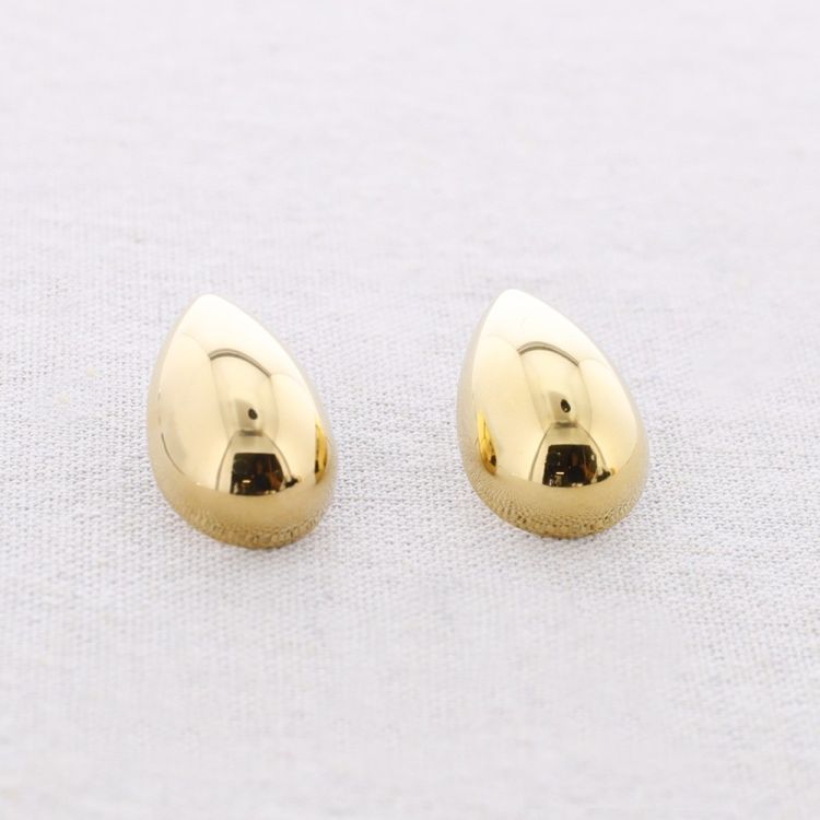 PENDIENTES ACERO GOTA 2