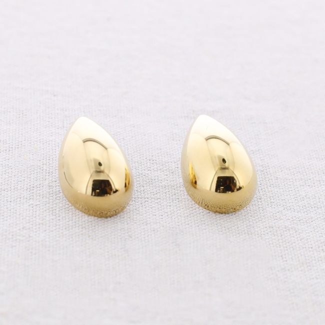 PENDIENTES ACERO GOTA