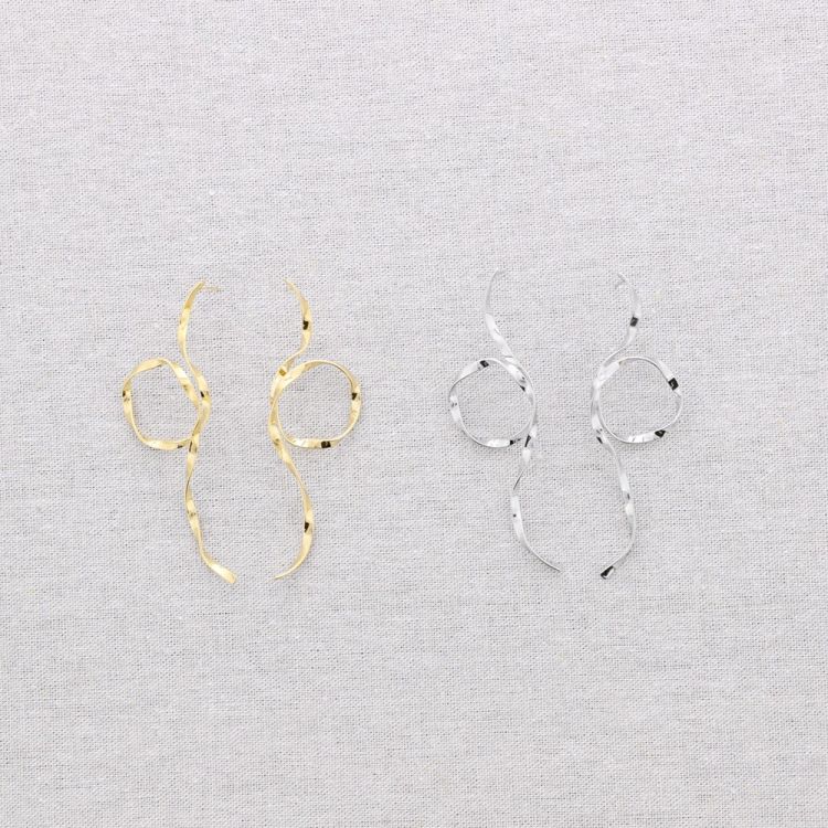 SPIRAL STEEL EARRINGS 2