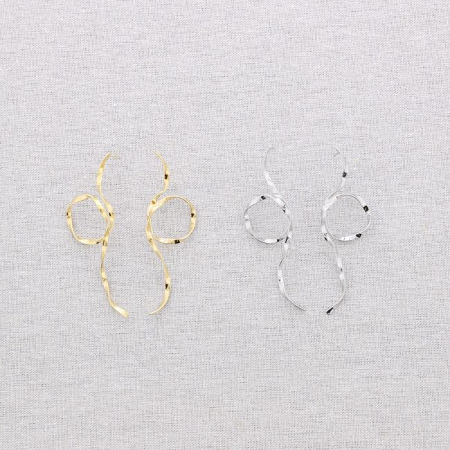 SPIRAL STEEL EARRINGS