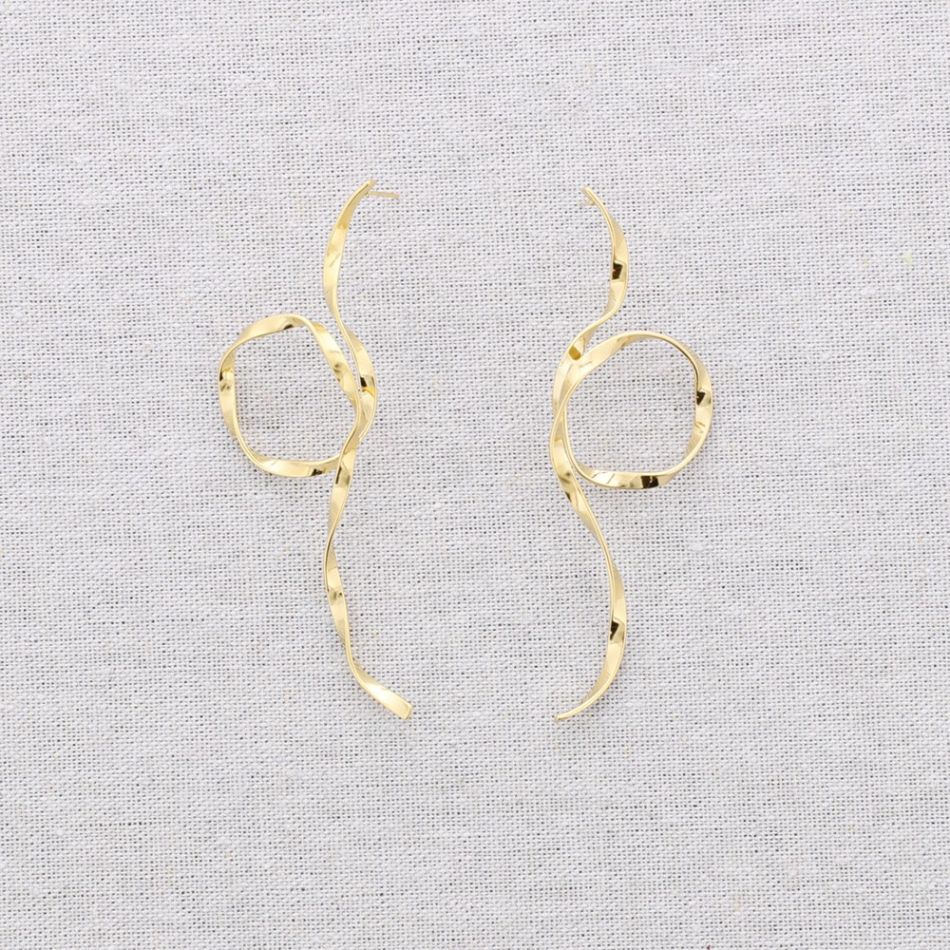 SPIRAL STEEL EARRINGS