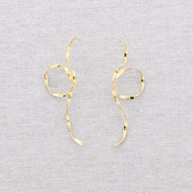 SPIRAL STEEL EARRINGS