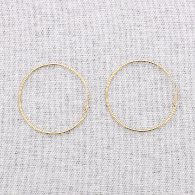 PENDIENTES ACERO ARO 6CM*2MM