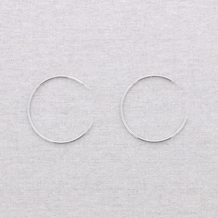 PENDIENTES ACERO ARO 5CM*2MM 2