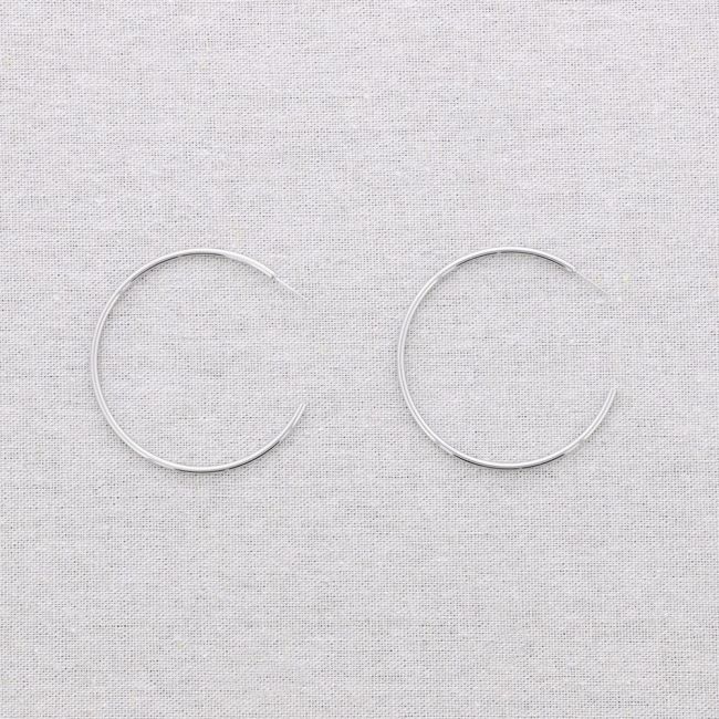 PENDIENTES ACERO ARO 5CM*2MM